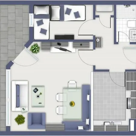 公寓 Strandhotel 16 达默